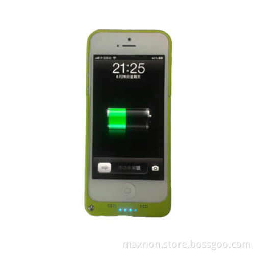 2,200mAh power bank case for iPhone 5, with kick stand, external battery power case